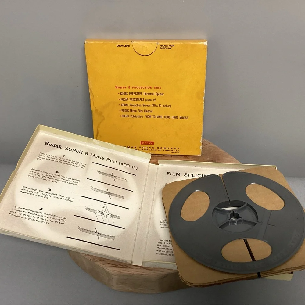 🟡 Vintage - Never Used - Kodak Movie Reel - Super 8 - 400 Feet - Made In USA